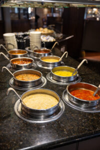 8 Different Soups at Miller's Smorgasbord